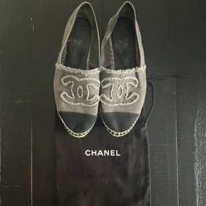 Chanel Canvas Slip-On - Size 8.5